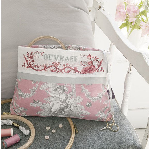 lin-maxi-trousse-toile-de-jouy-rose
