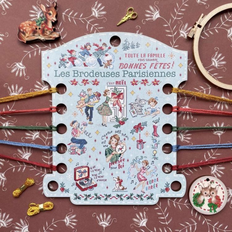 organiseur-de-fils-noel-vintage