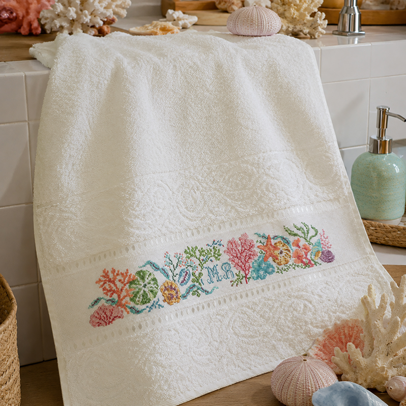 serviette-corail